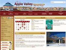 Tablet Screenshot of ci.apple-valley.mn.us